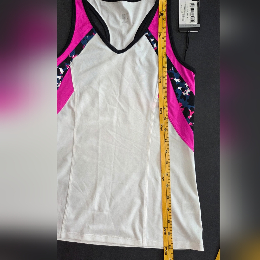 NWT Tail Tank Top Women’s Size Small Pickleball Racerback V-Neck, Gym, Athletic - Picture 2 of 9